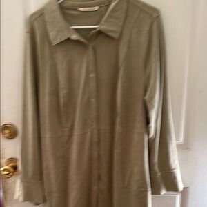 Scotch & Soda Sage Green Shirt Dress